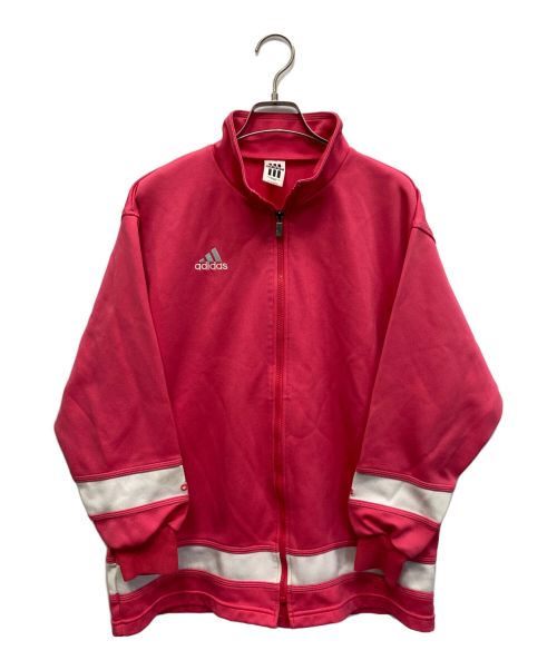 adidas（アディダス）adidas (アディダス) トラックジャケット ピンク サイズ:Mの古着・服飾アイテム