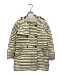 MONCLER（モンクレール）の古着「ライトダウンコート」｜ベージュ