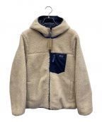 Patagoniaパタゴニア）の古着「Boys' Reversible Ready Freddy Hoody」｜ホワイト×ネイビー