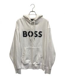 HUGO BOSS（ヒューゴ ボス）の古着「ロゴパーカー」｜ホワイト