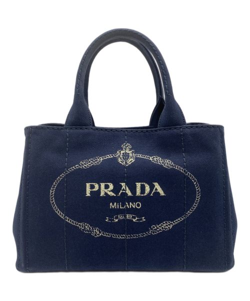 PRADA（プラダ）PRADA (プラダ) カナパトート2WAY ネイビー(BALTICO)の古着・服飾アイテム