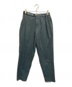 Graphpaperグラフペーパー）の古着「Stretch Typewriter Chef Pants」｜グリーン