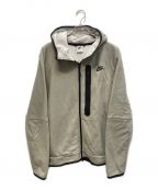 NIKEナイキ）の古着「TECH FLEECE FULLZIP HOODIE」｜グレー