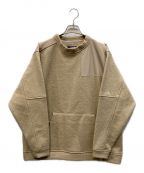 THE NORTHFACE PURPLELABELザ・ノースフェイス パープルレーベル）の古着「Wool Field Pullover Crewneck」｜ベージュ