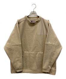 THE NORTHFACE PURPLELABEL（ザ・ノースフェイス パープルレーベル）の古着「Wool Field Pullover Crewneck」｜ベージュ