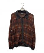 OUR LEGACYアワーレガシー）の古着「EVENING POLO Rust Geezer Check」｜ブラウン×ブラック