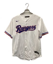 NIKE×MLB（ナイキ×エムエルビー）の古着「レプリカユニフォーム　テキサスレンジャーズ 12番」｜ホワイト