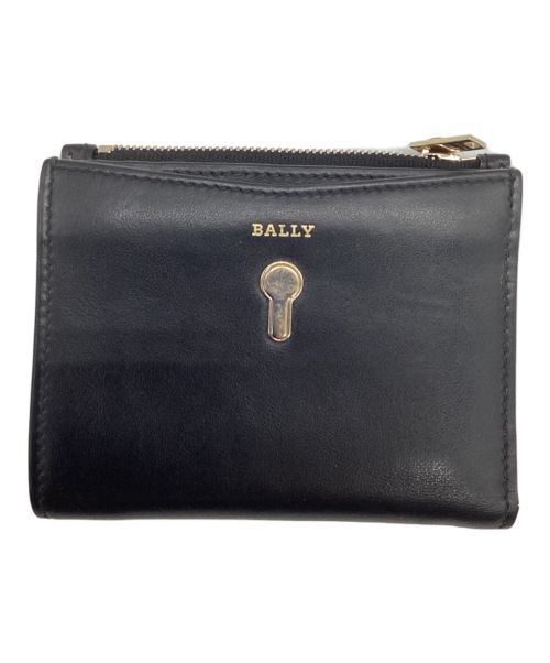 BALLY（バリー）BALLY (バリー) 2つ折り財布 ブラックの古着・服飾アイテム