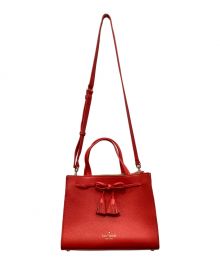 Kate Spade（ケイトスペード）の古着「2WAYショルダーバッグ」｜レッド