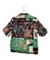 WACKO MARIA (ワコマリア) Jean-Michel Basquiat (ジャン ミシェル バスキア) ハワイアンシャツ ブラック×グリーン サイズ:XL：20000円