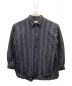 Toironier（トワロニエ）の古着「Stripe Lace Regular Fit Shirt」｜ネイビー