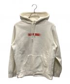 SUPREMEシュプリーム）の古着「Motion Logo Hooded Sweatshirt」｜ホワイト