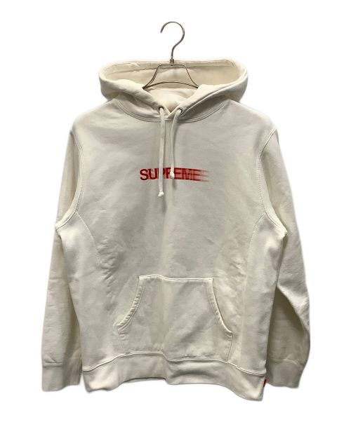 SUPREME（シュプリーム）SUPREME (シュプリーム) Motion Logo Hooded Sweatshirt ホワイト サイズ:Ｍの古着・服飾アイテム