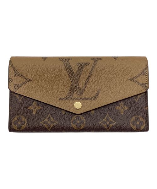 LOUIS VUITTON（ルイ ヴィトン）LOUIS VUITTON (ルイ ヴィトン) 長財布 モノグラム・ジャイアントリバース ブラウンの古着・服飾アイテム