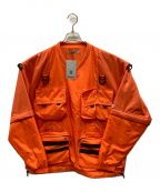 RUSSELUNOラッセルノ）の古着「CUSTOM V-NECK BLOUSON」｜オレンジ