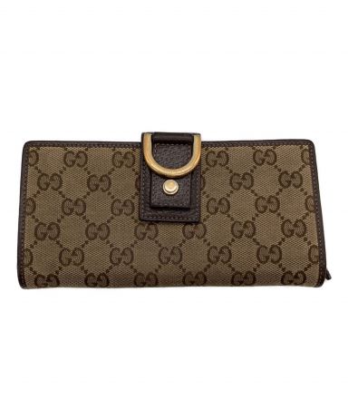 中古・古着通販】GUCCI (グッチ) 長財布 ベージュ｜ブランド