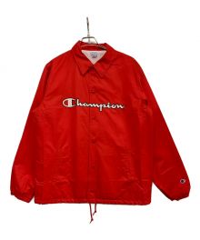 Champion（チャンピオン）の古着「コーチジャケット」｜レッド