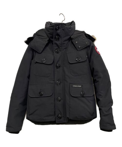 CANADA GOOSE（カナダグース）CANADA GOOSE (カナダグース) ラッセルパーカー ダウンジャケット ブラック サイズ:XSの古着・服飾アイテム