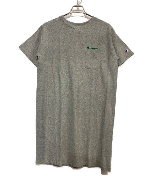 Champion REVERSE WEAVE（チャンピオンリバースウィーブ）Champion REVERSE WEAVE (チャンピオンリバースウィーブ) カットソーワンピース グレー サイズ:Mの古着・服飾アイテム