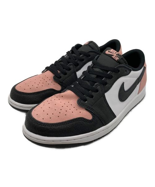 NIKE（ナイキ）NIKE (ナイキ) AIR JORDAN 1 RETRO LOW OG Bleached Coral ピンク×ホワイト サイズ:28.5の古着・服飾アイテム