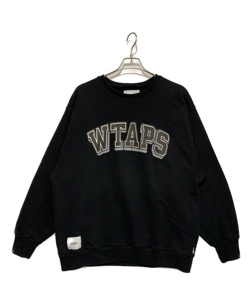 WTAPS（ダブルタップス）WTAPS (ダブルタップス) DAWN.DESIGN CREW NECK ブラック サイズ:03の古着・服飾アイテム