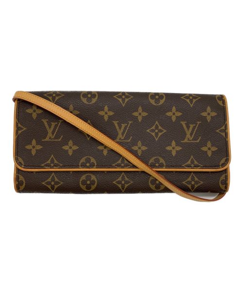 LOUIS VUITTON（ルイ ヴィトン）LOUIS VUITTON (ルイ ヴィトン) ポシェットツインGM ブラウンの古着・服飾アイテム