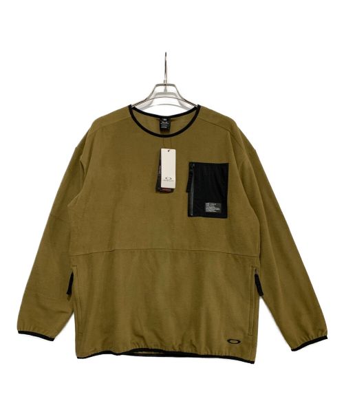 OAKLEY（オークリー）OAKLEY (オークリー) ENHANCE FGL Micro Fleece CREW 1.0 カーキ サイズ:XLの古着・服飾アイテム