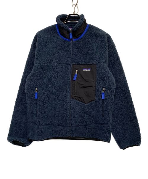 Patagonia（パタゴニア）Patagonia (パタゴニア) green label relaxing (グリーンレーベルリラクシング) クラシックレトロXジャケット ネイビー サイズ:Mの古着・服飾アイテム