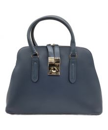 FURLA（フルラ）の古着「レザー2WAYバッグ」｜ネイビー