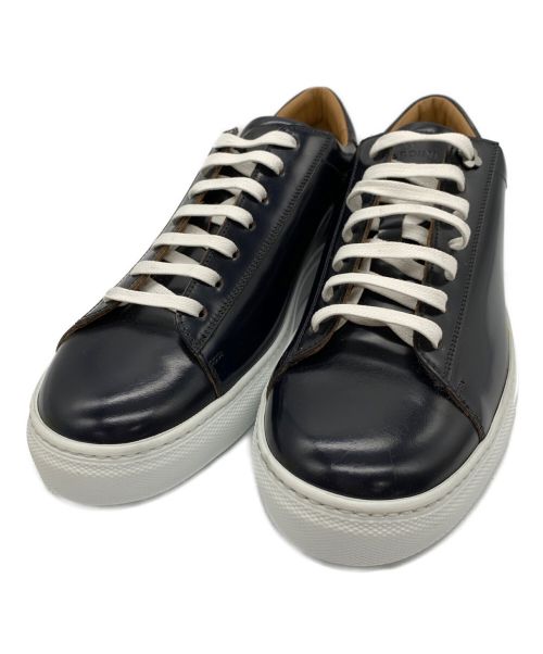 LARDINI（ラルディーニ）LARDINI (ラルディーニ) レザースニーカー ブラック サイズ:SIZE39の古着・服飾アイテム