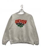 stussyステューシー）の古着「スウェット」｜ホワイト