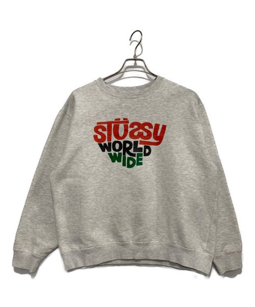 stussy（ステューシー）stussy (ステューシー) スウェット ホワイト サイズ:Mの古着・服飾アイテム