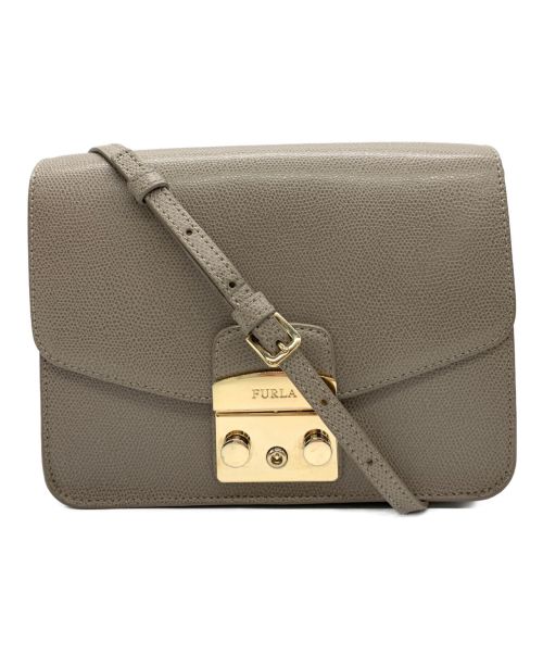 FURLA（フルラ）FURLA (フルラ) ショルダーバッグ グレージュの古着・服飾アイテム