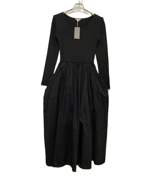 M（エム）M (エム) ドッキングワンピース ブラック サイズ:１の古着・服飾アイテム