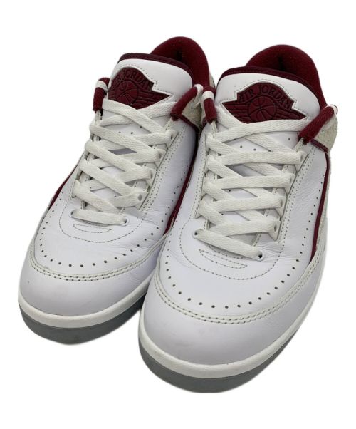 NIKE（ナイキ）NIKE (ナイキ) AIR JORDAN 2 RETRO LOW ホワイト×レッド サイズ:28㎝の古着・服飾アイテム