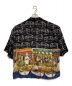 guy buffet (ガイ・ビュフェ) 総柄オープンカラーシャツ ブラック サイズ:XL：7000円