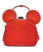 COACH×DISNEYコーチ×ディズニー）の古着「ハンドバッグ」｜レッド