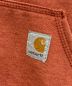 中古・古着 CarHartt (カーハート) プルオーバーパーカー オレンジ サイズ:4XL：3980円