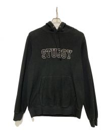 stussy（ステューシー）の古着「プルオーバーパーカー」｜ブラック