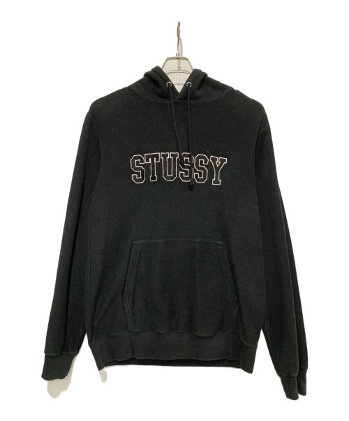 stussy（ステューシー）stussy (ステューシー) プルオーバーパーカー ブラック サイズ:Lの古着・服飾アイテム