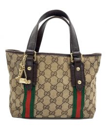 GUCCI（グッチ）の古着「ハンドバッグ」｜ベージュ