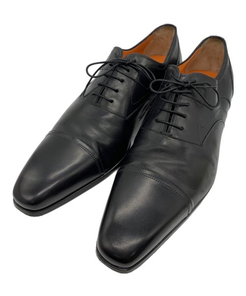 Santoni（サントーニ）Santoni (サントーニ) ストレートチップシューズ ブラック サイズ:SIZE9の古着・服飾アイテム