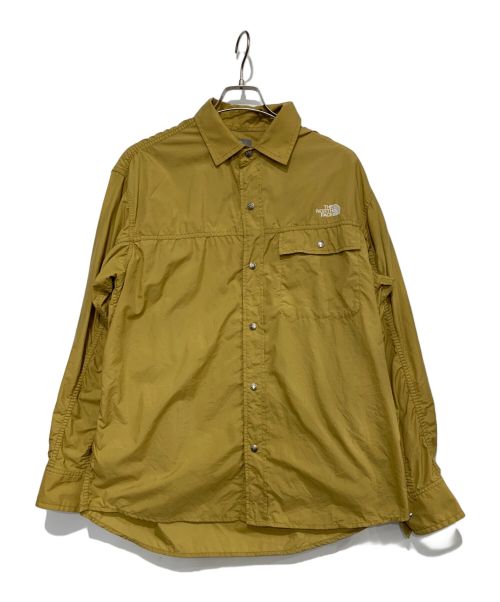 THE NORTH FACE（ザ ノース フェイス）THE NORTH FACE (ザ ノース フェイス) ロングスリーブヌプシシャツ ベージュ サイズ:XLの古着・服飾アイテム