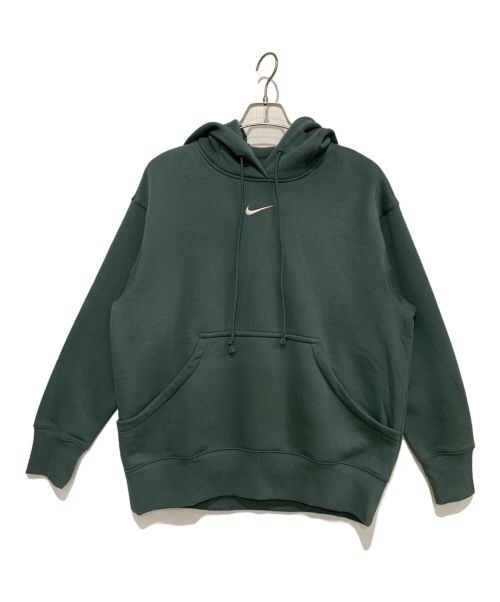 NIKE（ナイキ）NIKE (ナイキ) プルオーバーパーカー グリーン サイズ:Lの古着・服飾アイテム