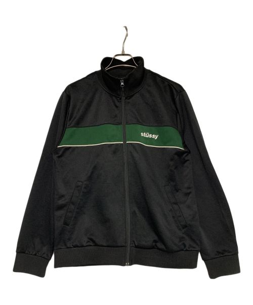 stussy（ステューシー）stussy (ステューシー) ジップアップスウェット ブラック サイズ:Mの古着・服飾アイテム