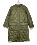 WOOLRICH×JOURNAL STANDARD relumeウールリッチ×ジャーナルスタンダード レリューム）の古着「別注キルティングコート」｜カーキ