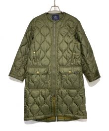 WOOLRICH×JOURNAL STANDARD relume（ウールリッチ×ジャーナルスタンダード レリューム）の古着「別注キルティングコート」｜カーキ