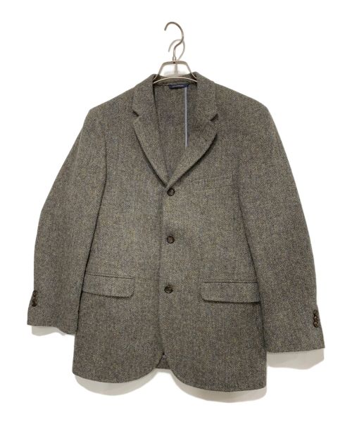 BROOKS BROTHERS（ブルックスブラザーズ）BROOKS BROTHERS (ブルックスブラザーズ) Harris Tweed (ハリスツイード) テーラードジャケット グレー サイズ:Lの古着・服飾アイテム