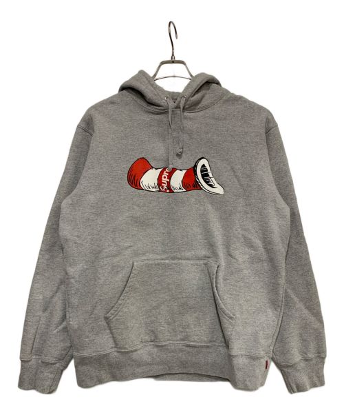 SUPREME（シュプリーム）Supreme (シュプリーム) Cat in the hat hoody グレー サイズ:Lの古着・服飾アイテム