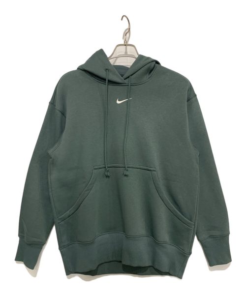 NIKE（ナイキ）NIKE (ナイキ) プルオーバーパーカー グリーン サイズ:Sの古着・服飾アイテム